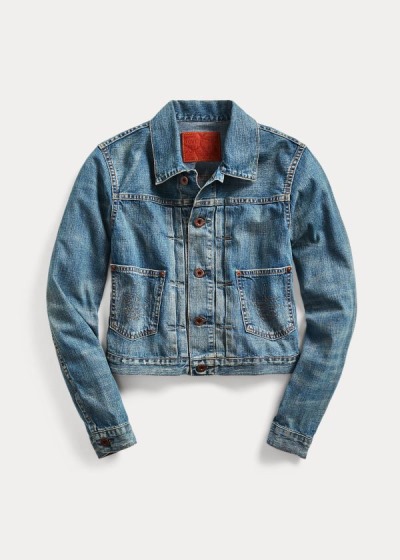 Women's Ralph Lauren Cropped Denim Jacket | 180274XLY